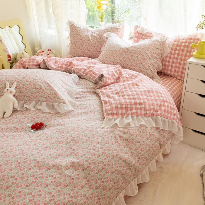 91家纺网 家纺一手货源 找家纺 （总）千朵 2021新款全棉四件套