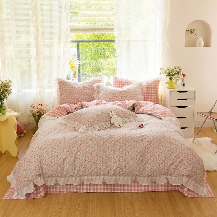 91家纺网 家纺一手货源 找家纺 （总）千朵 2021新款全棉四件套