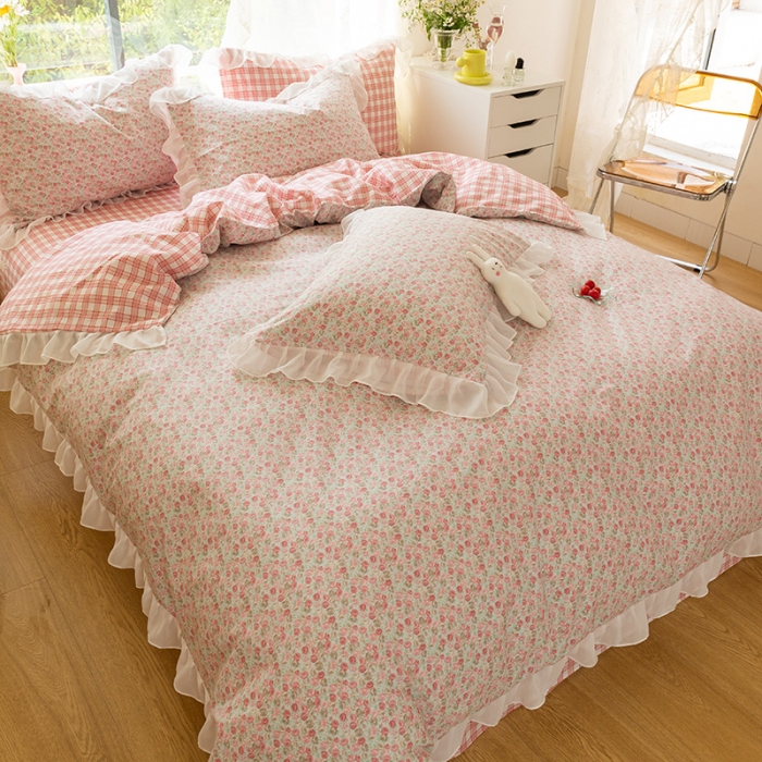 91家纺网 家纺一手货源 找家纺 （总）千朵 2021新款全棉四件套