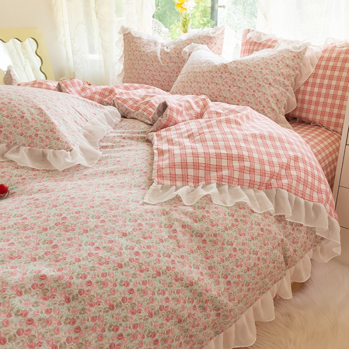 91家纺网 家纺一手货源 找家纺 （总）千朵 2021新款全棉四件套