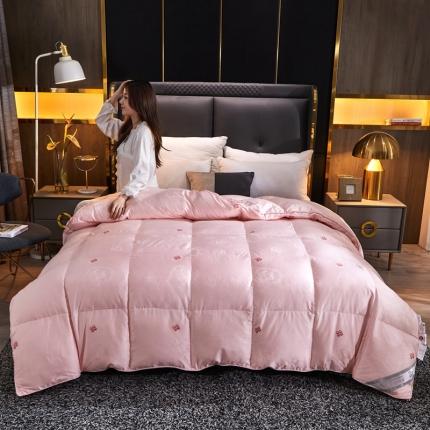 91家纺网 家纺一手货源 找家纺 （总）太阳羽 2025仿真丝大提花被双层立体工艺被