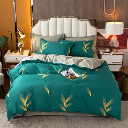 91家纺网 家纺一手货源 找家纺 （总2）星期三 2021新款花卉系列全棉13372四件套（加老板微信有会员价）