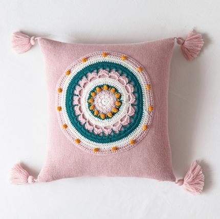 91家纺网 家纺一手货源 找家纺 （总）918拾朵家居 2021新款新中式手工针织抱枕