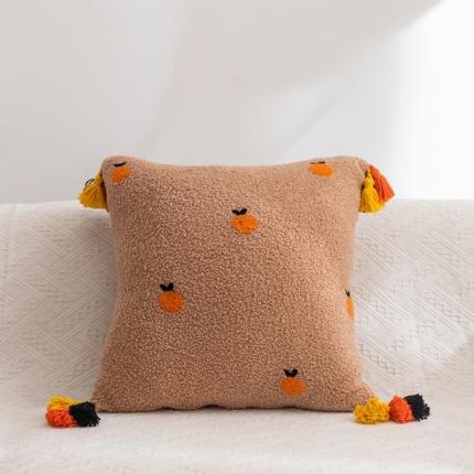 91家纺网 家纺一手货源 找家纺 （总）918拾朵家居 2021新款泰迪绒绣花抱枕爱米丽