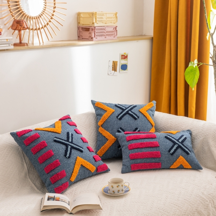 91家纺网 家纺一手货源 找家纺 （总）918拾朵家居 2021新款圈绒抱枕哈珀