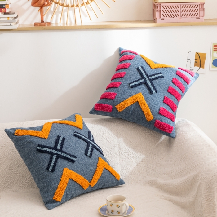 91家纺网 家纺一手货源 找家纺 （总）918拾朵家居 2021新款圈绒抱枕哈珀