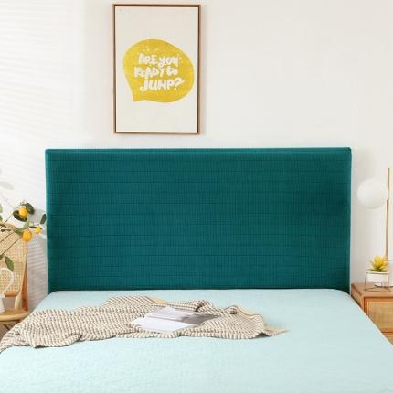 91家纺网 家纺一手货源 找家纺 千彤沙发垫 2021新款休闲格调款床头罩 翠绿