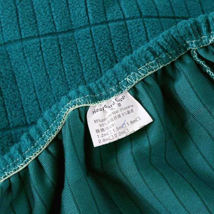 91家纺网 家纺一手货源 找家纺 千彤沙发垫 2021新款休闲格调款床头罩 翠绿