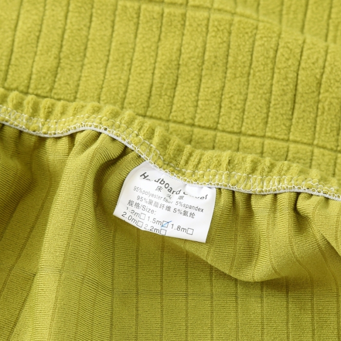 91家纺网 家纺一手货源 找家纺 千彤沙发垫 2021新款休闲格调款床头罩 亮绿