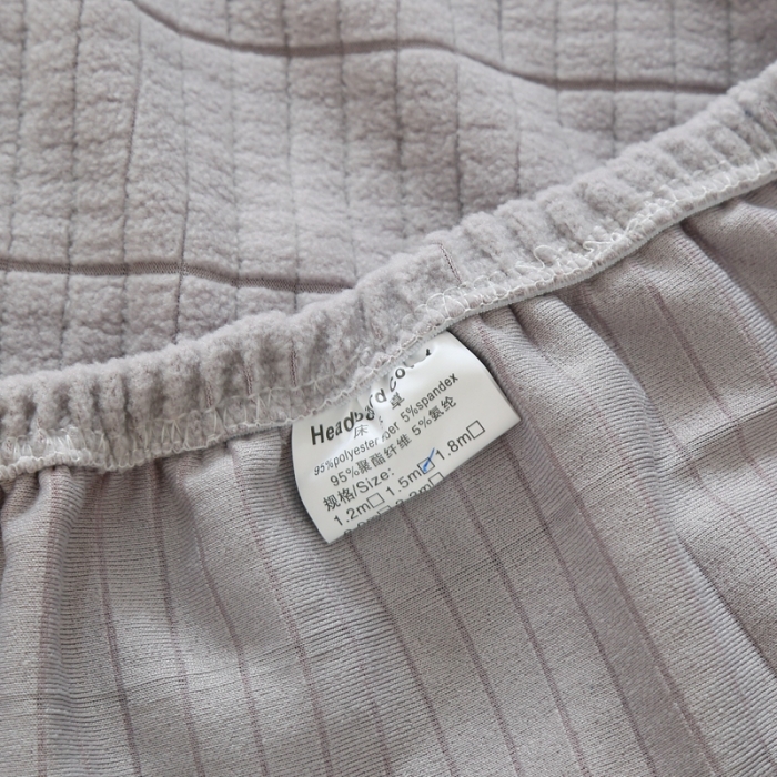 91家纺网 家纺一手货源 找家纺 千彤沙发垫 2021新款休闲格调款床头罩 银灰