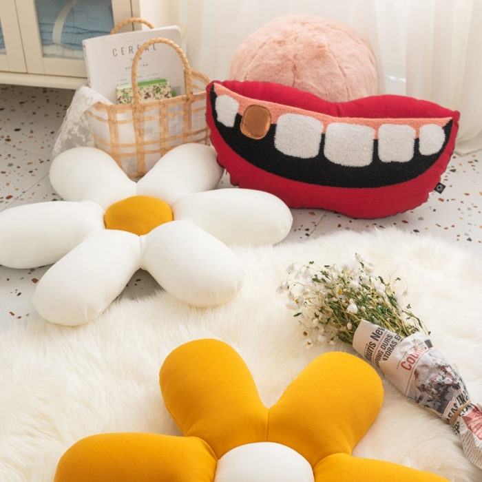 91家纺网 家纺一手货源 找家纺 （总）918拾朵家居2021新款全棉帆布毛巾绣抱枕Moon