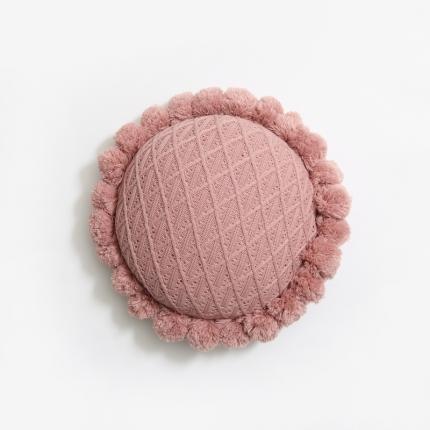 91家纺网 家纺一手货源 找家纺 （总）918拾朵家居 2021新款向阳花针织蒲团抱枕