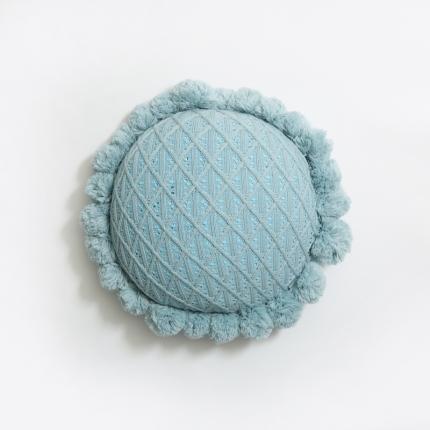 91家纺网 家纺一手货源 找家纺 （总）918拾朵家居 2021新款向阳花针织蒲团抱枕