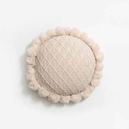 91家纺网 家纺一手货源 找家纺 （总）918拾朵家居 2021新款向阳花针织蒲团抱枕