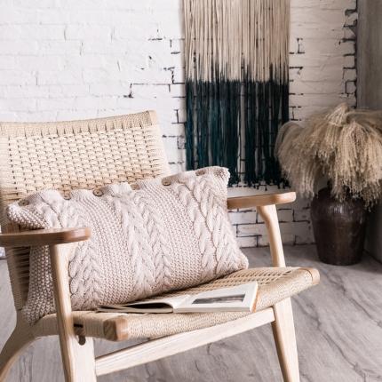 91家纺网 家纺一手货源 找家纺 918拾朵家居 2021新款粗针麻花长腰枕