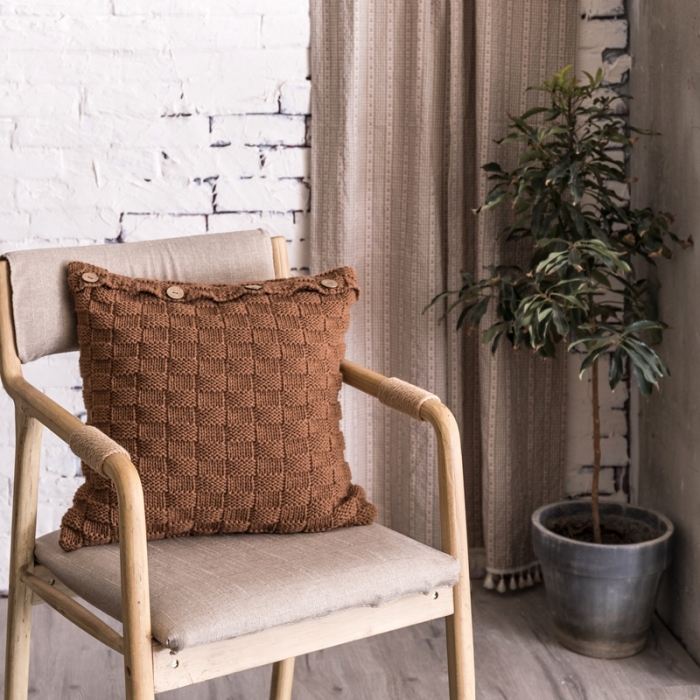 91家纺网 家纺一手货源 找家纺 （总）918拾朵家居 2021新款立体方格抱枕