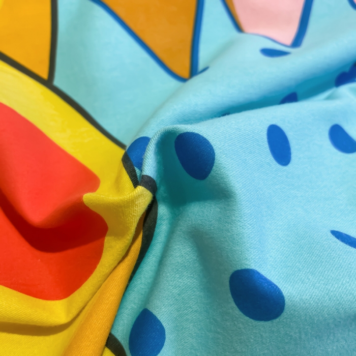 91家纺网 家纺一手货源 找家纺 金爱家 2021新款大版磨毛卡通系列四件套 神奇宝贝