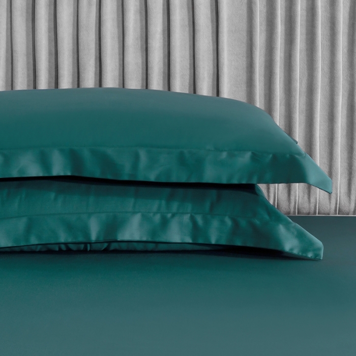 91家纺网 家纺一手货源 找家纺 （总）小米笠2021新60支长绒棉纯色单品枕套48*74cm