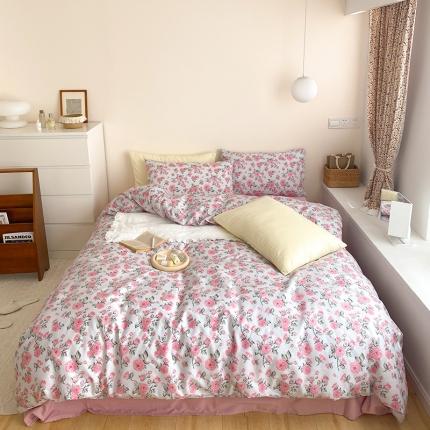 91家纺网 家纺一手货源 找家纺 （总）窝米 2021新款夏季新品13370全棉活性印花四件套