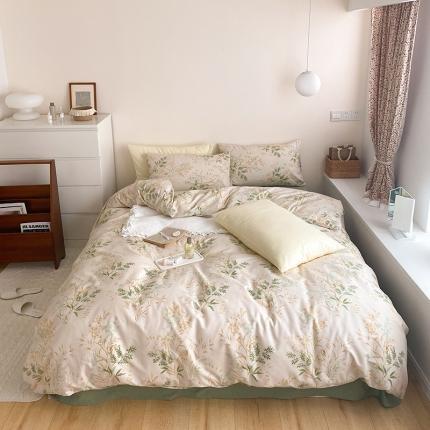 91家纺网 家纺一手货源 找家纺 （总）窝米 2021新款夏季新品13370全棉活性印花四件套