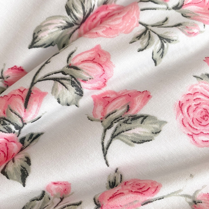 91家纺网 家纺一手货源 找家纺 窝米 2021新款夏季新品13370全棉活性印花四件套 蓓蕾