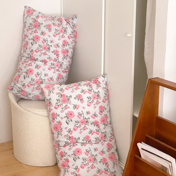 91家纺网 家纺一手货源 找家纺 窝米 2021新款夏季新品13370全棉活性印花四件套 蓓蕾