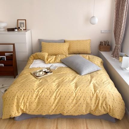 91家纺网 家纺一手货源 找家纺 窝米 2021新款夏季新品13370全棉活性印花四件套 赛琳