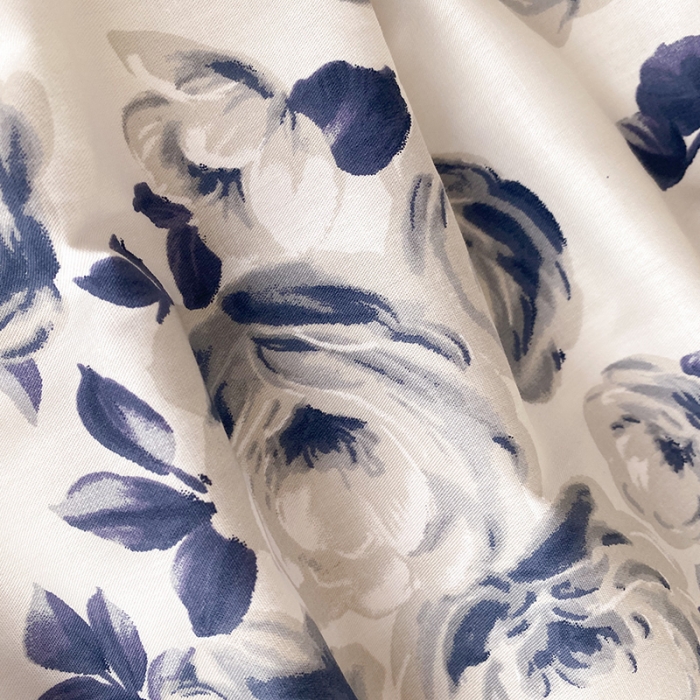 91家纺网 家纺一手货源 找家纺 窝米 2021新款夏季新品13370全棉活性印花四件套山茶花