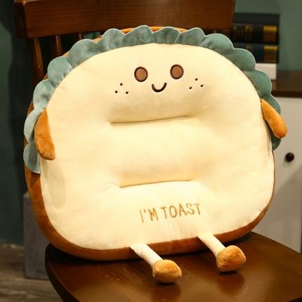 91家纺网 家纺一手货源 找家纺 仟亿莱 2021新款冰藤吐司坐垫 冰藤微笑