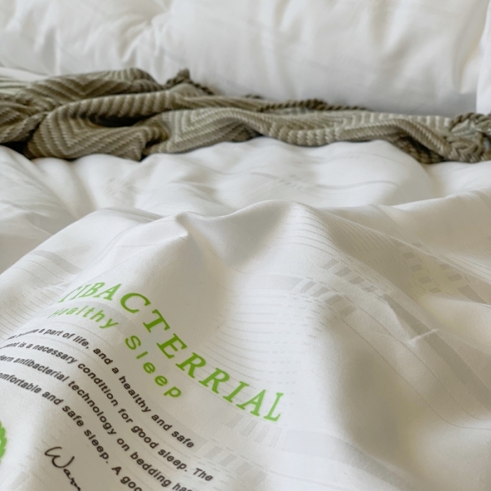 91家纺网 家纺一手货源 找家纺 榻尚 2021新款全棉贡缎提花抗菌亲肤被冬被春秋被