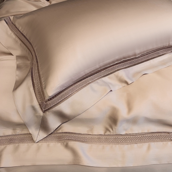 91家纺网 家纺一手货源 找家纺 榻尚 纯色奥地利天丝四件套天丝夏被四件套 夏粉