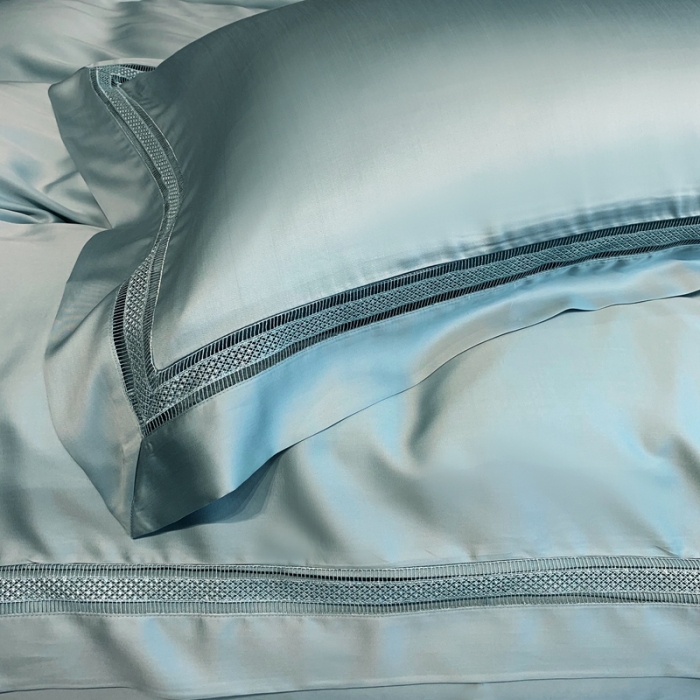 91家纺网 家纺一手货源 找家纺 榻尚 纯色奥地利天丝四件套天丝夏被四件套 夏绿