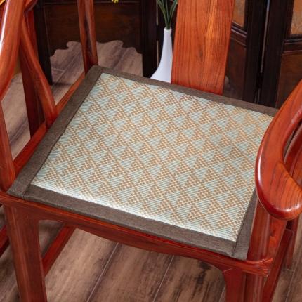 91家纺网 家纺一手货源 找家纺 （总）北辰 2021新款冰藤新中式坐垫红木沙发垫