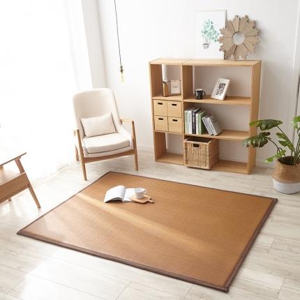 91家纺网 家纺一手货源 找家纺 北辰 2021新款藤编地垫 青春岁月D