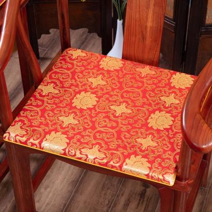 91家纺网 家纺一手货源 找家纺 （总）北辰 2021新款织锦缎新中式坐垫红木沙发垫