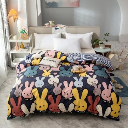 91家纺网 家纺一手货源 找家纺 （总）绵庭 2021新款全棉12868单被套