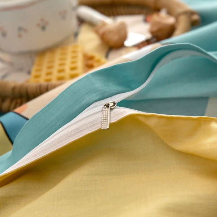 91家纺网 家纺一手货源 找家纺 绵庭 2021新款全棉12868单被套 度假恐龙