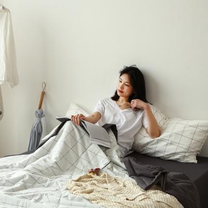 91家纺网 家纺一手货源 找家纺 （总）安莱生活 2023新款-全棉水洗棉色织水洗夏被