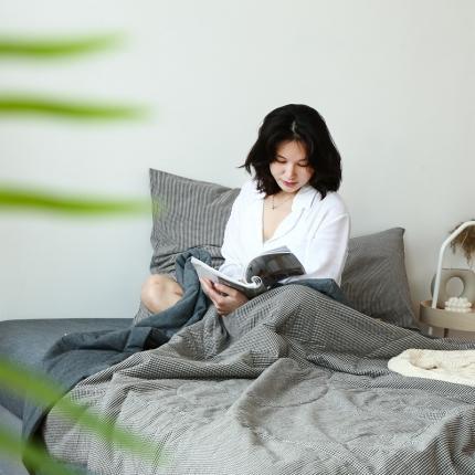 91家纺网 家纺一手货源 找家纺 （总）安莱生活 2023新款-全棉水洗棉色织水洗夏被