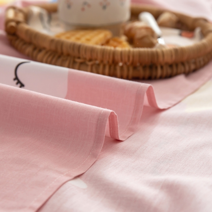 91家纺网 家纺一手货源 找家纺 绵庭 2021新款全棉12868单床单 彩虹弯弯