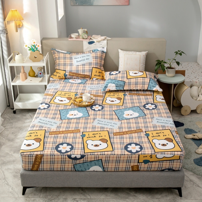 91家纺网 家纺一手货源 找家纺 （总）绵庭 2021新款全棉12868单床笠