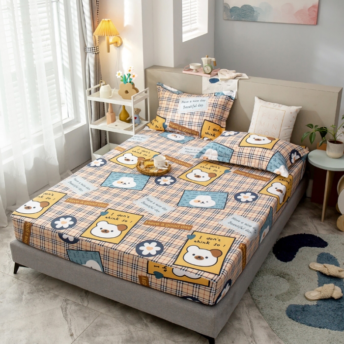 91家纺网 家纺一手货源 找家纺 （总）绵庭 2021新款全棉12868单床笠