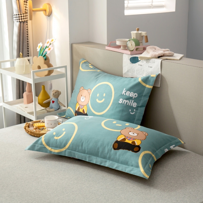 91家纺网 家纺一手货源 找家纺 （总）绵庭 2021新款全棉12868单枕套