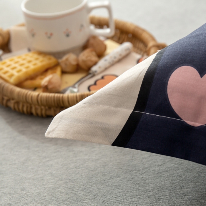 91家纺网 家纺一手货源 找家纺 绵庭 2021新款全棉12868单枕套 酷仔兔