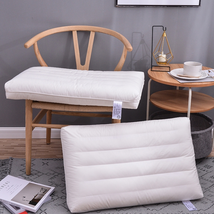 91家纺网 家纺一手货源 找家纺 星芯合家纺 2024新款云绒枕 高枕一个48*74cm