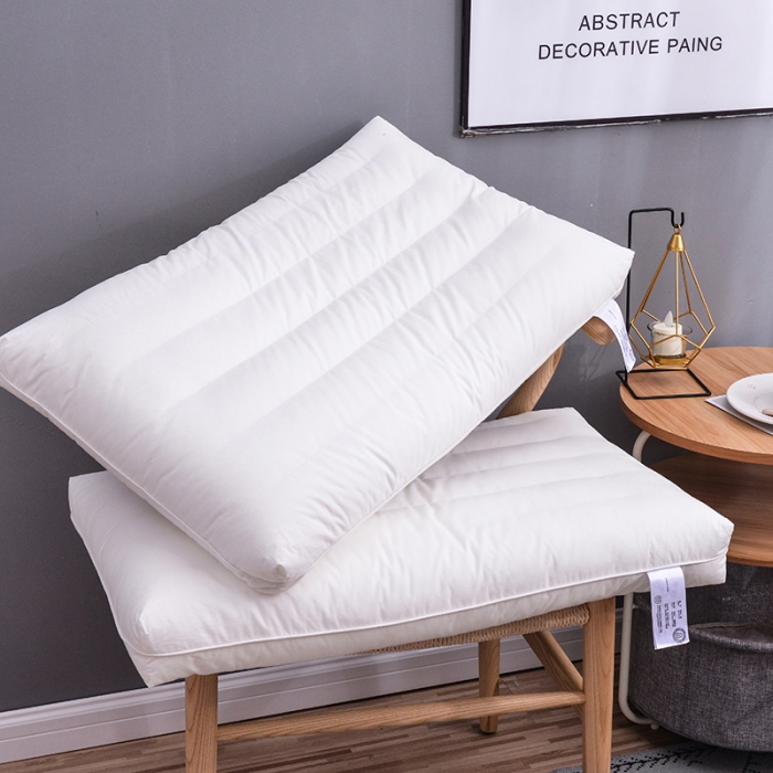 91家纺网 家纺一手货源 找家纺 星芯合家纺 2024新款云绒枕 高枕一个48*74cm