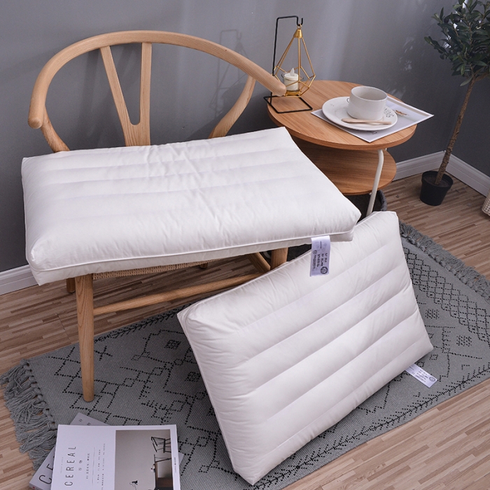 91家纺网 家纺一手货源 找家纺 星芯合家纺 2024新款云绒枕 高枕一个48*74cm