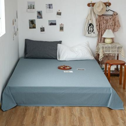 91家纺网 家纺一手货源 找家纺 （总）安莱生活 2021新款色织全棉水洗棉单床单