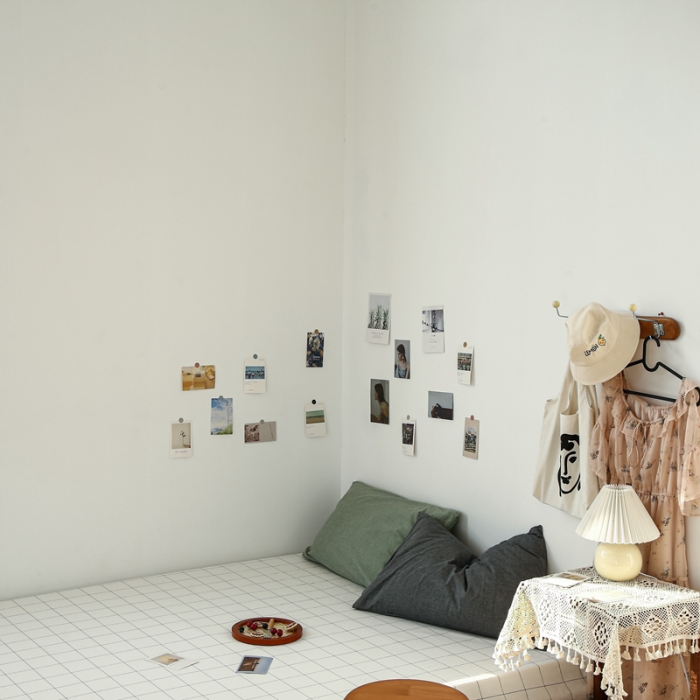 91家纺网 家纺一手货源 找家纺 安莱生活 2021新款色织全棉水洗棉单床单 白灰中格