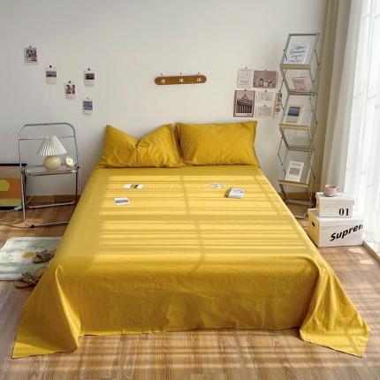 91家纺网 家纺一手货源 找家纺 （总）安莱生活 2021新款全棉水洗棉单床单